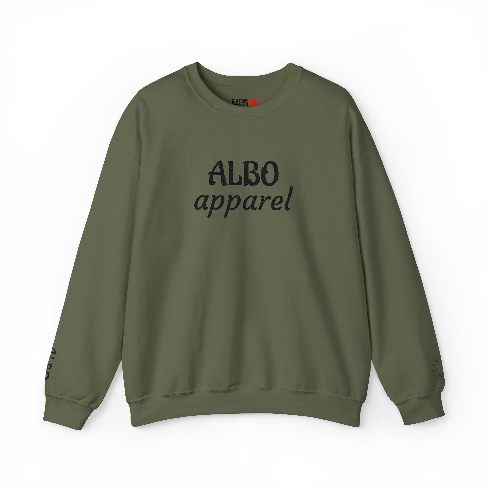 ALBO Apparel Crewneck Sweatshirt — Minimal Logo Pullover