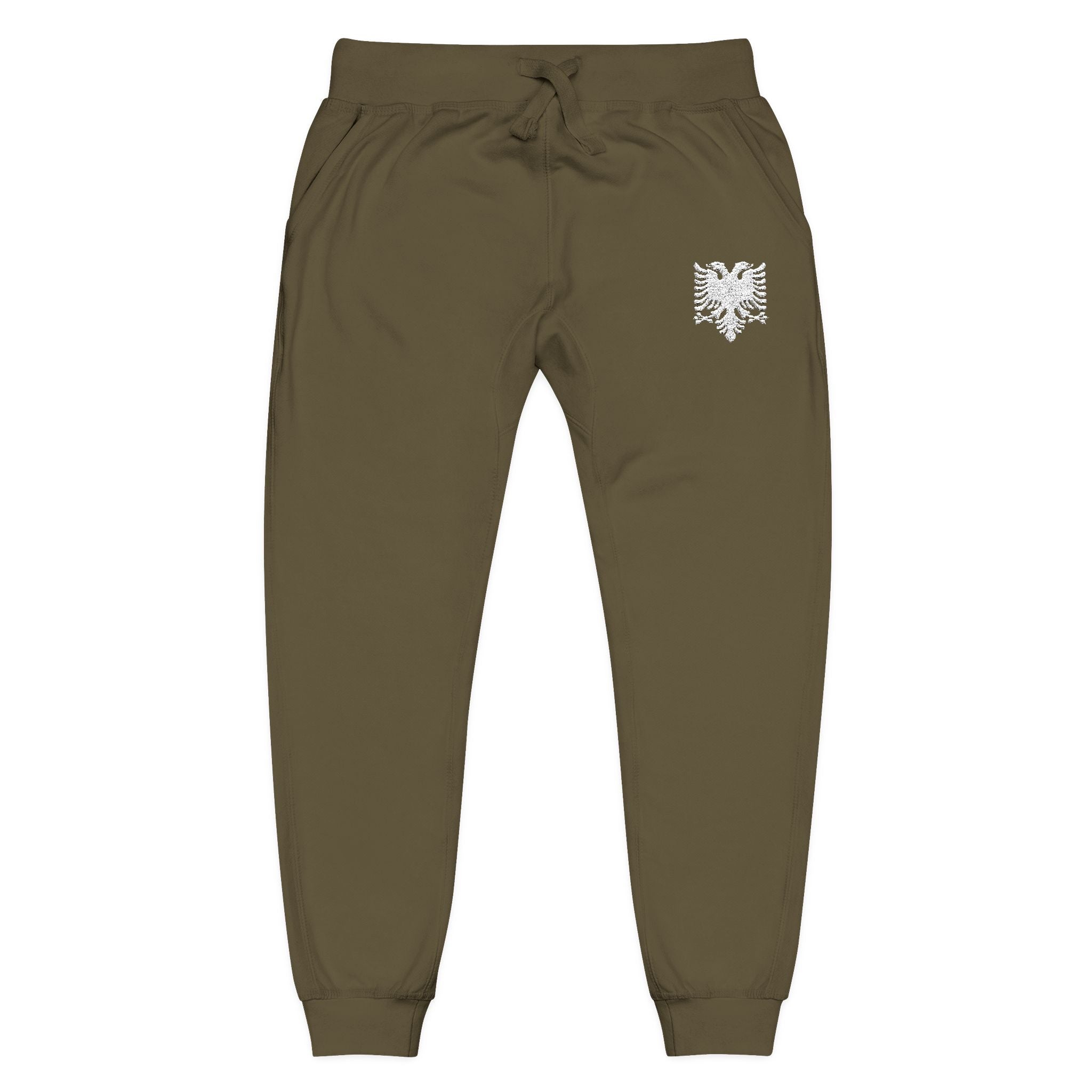Fleece Embroidered Albanian Eagle Sweatpants