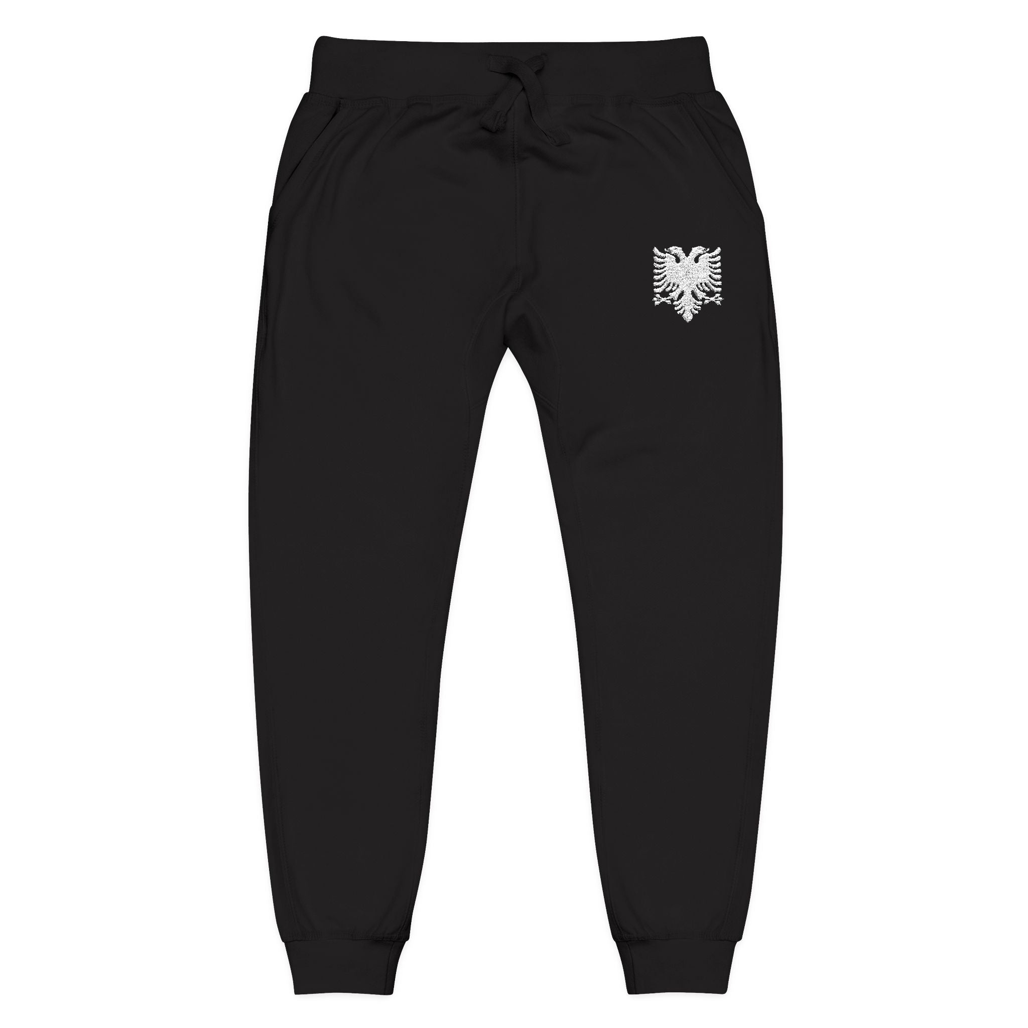 Fleece Embroidered Albanian Eagle Sweatpants