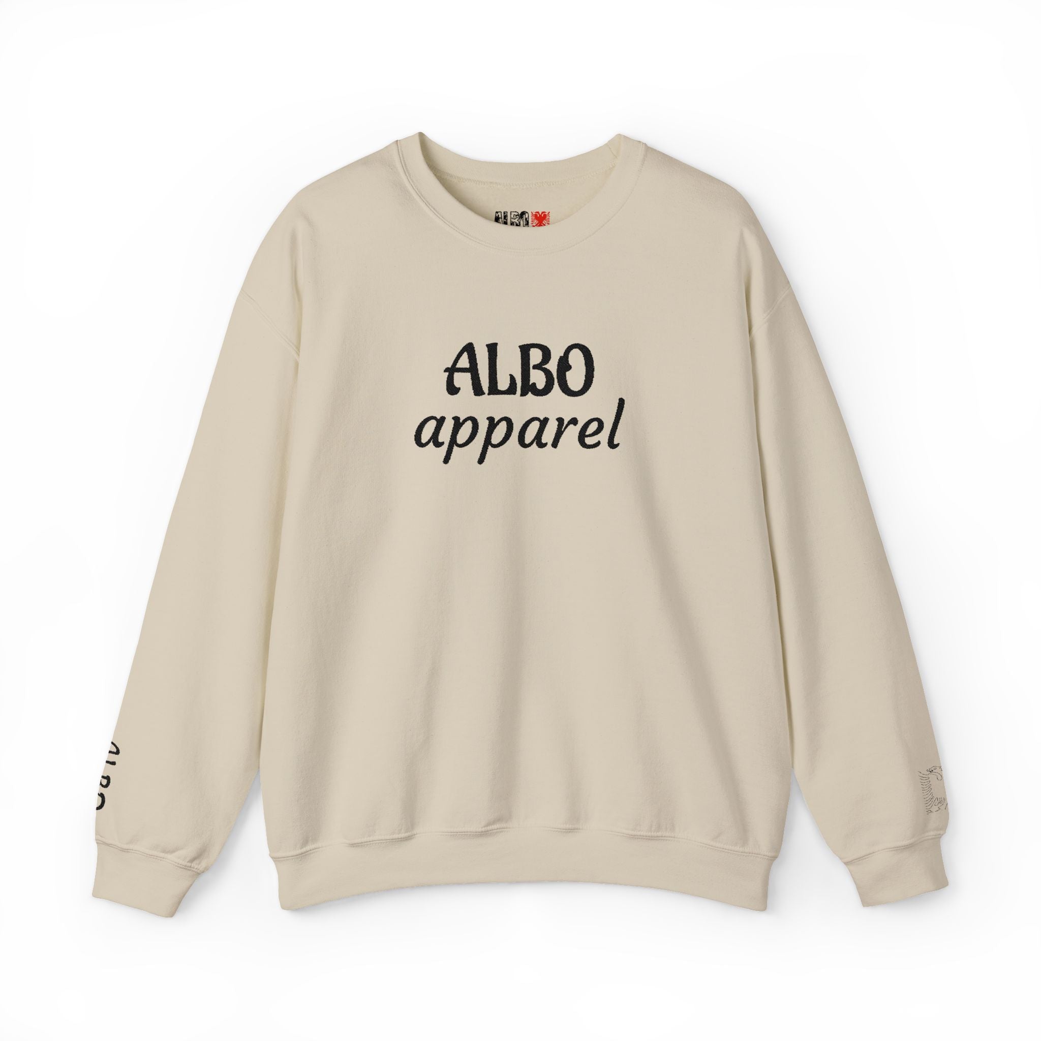 ALBO Apparel Crewneck Sweatshirt — Minimal Logo Pullover