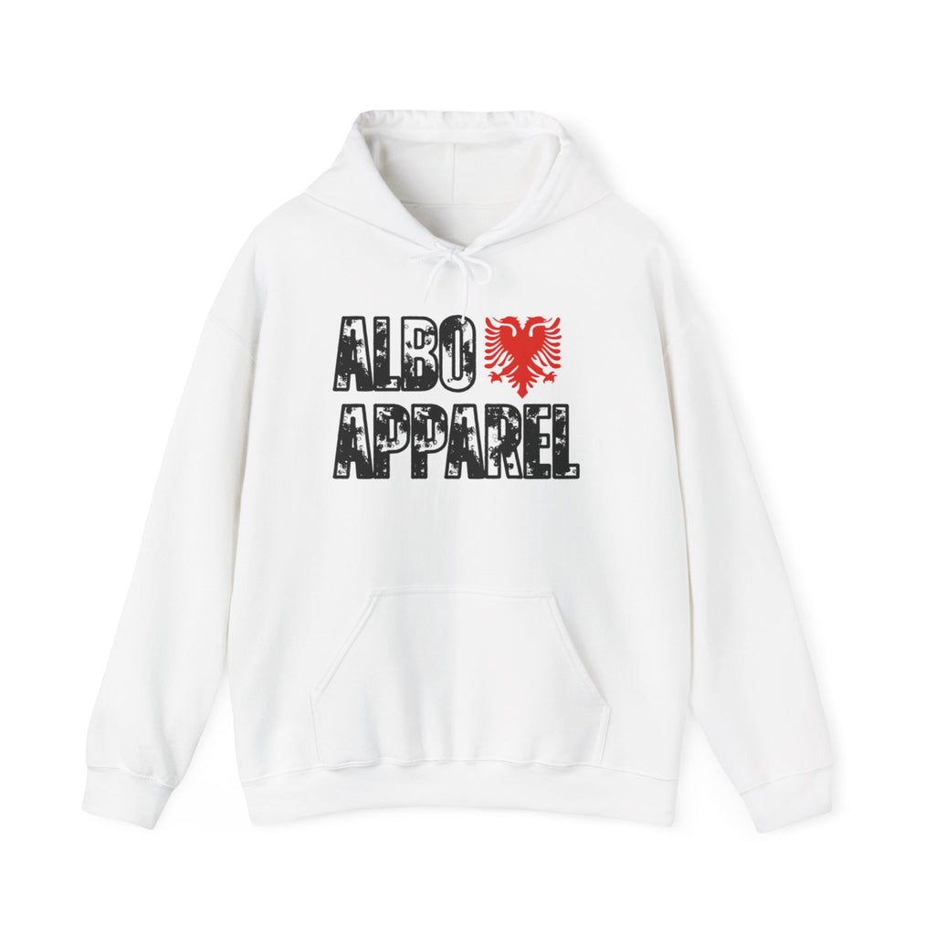 Albo Apparel Hoodie — Albanian Double-Headed Eagle Logo Pullover