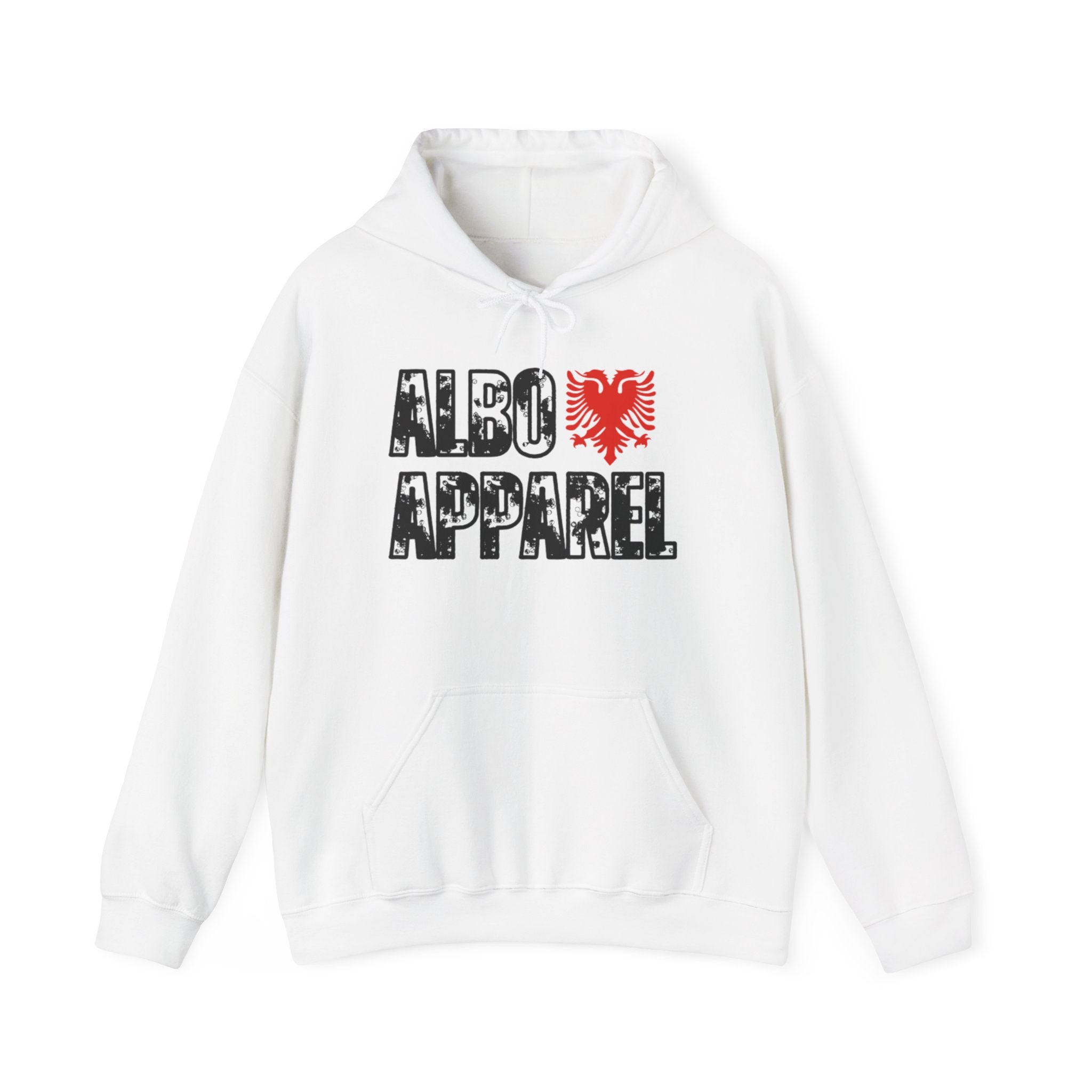 Albo Apparel Hoodie — Albanian Double-Headed Eagle Logo Pullover