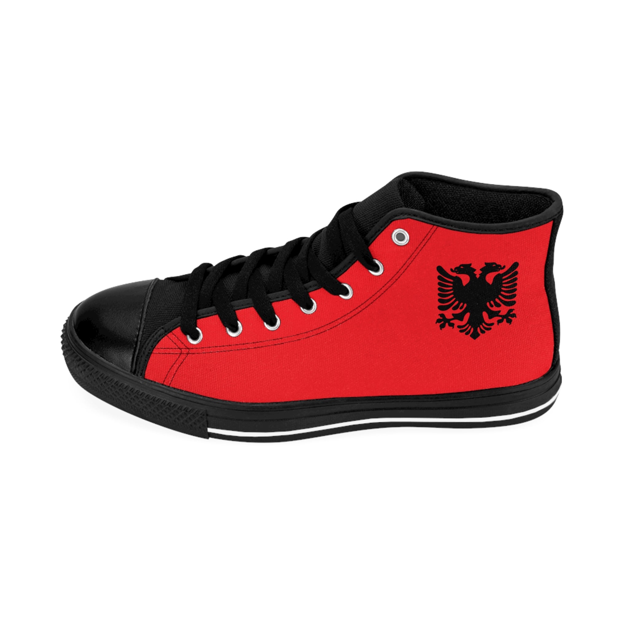 Albanian Flag High-Top Sneakers