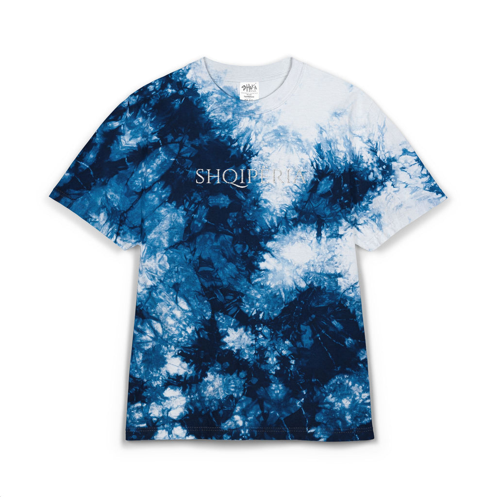Embroidered Tie-Dye Shqipëria Shirt