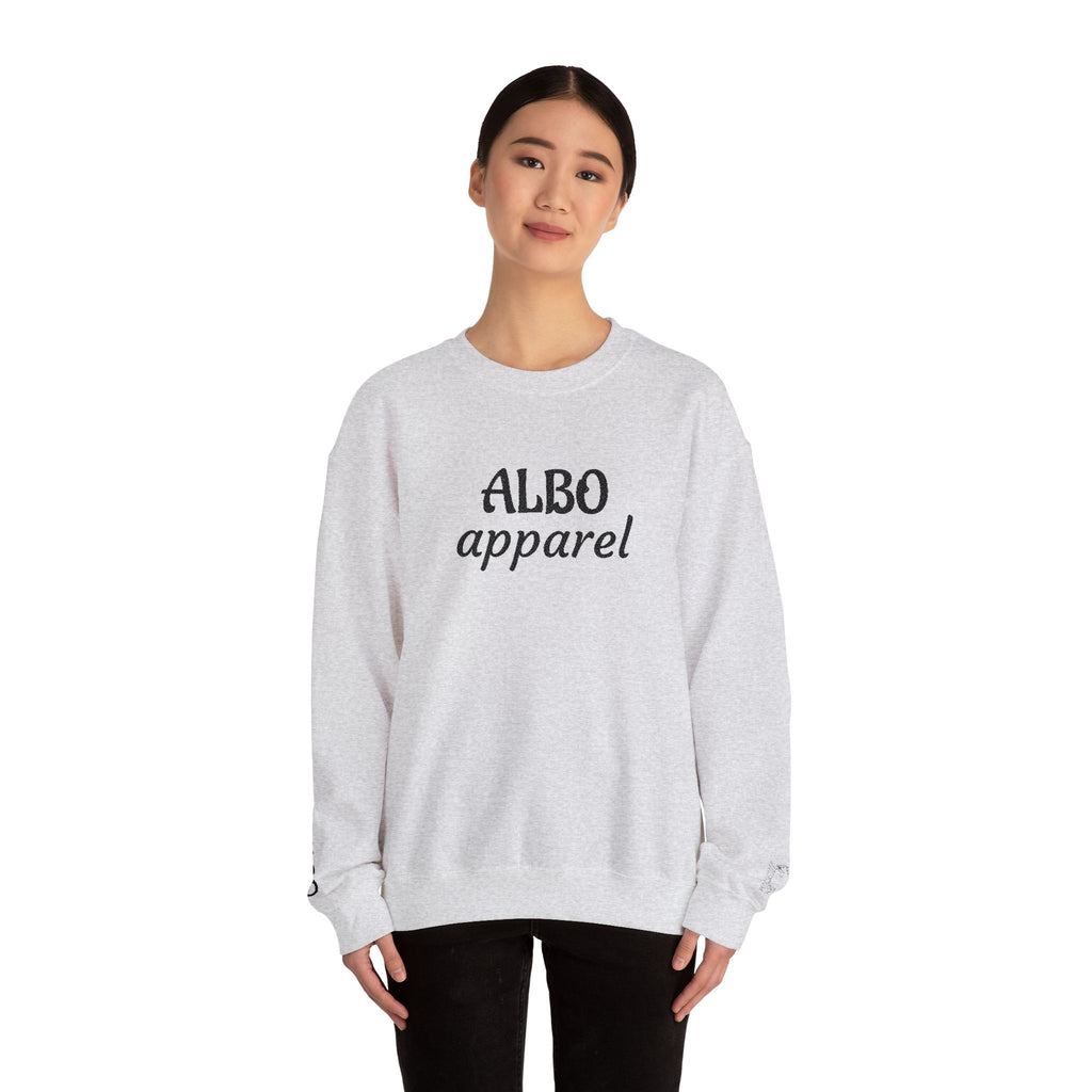 ALBO Apparel Crewneck Sweatshirt — Minimal Logo Pullover