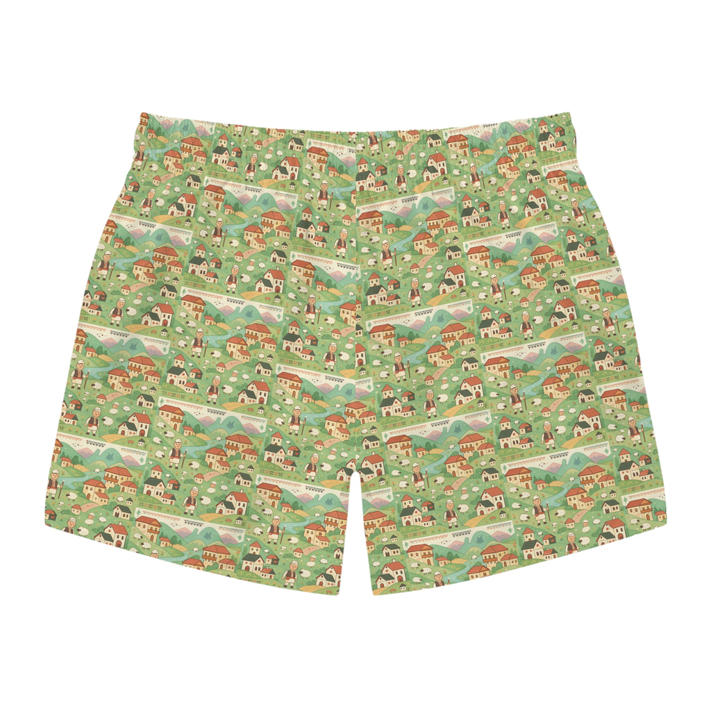 Village Inspired Swim Trunks