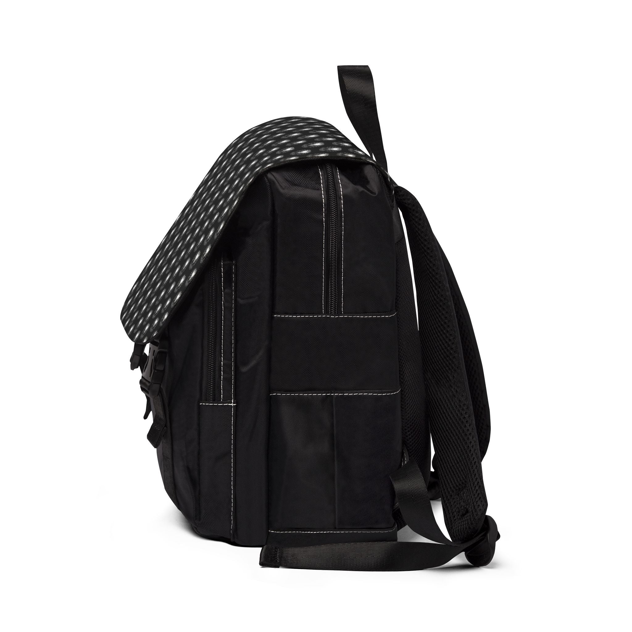 Black Eagle Patterned Shoulder Backpack