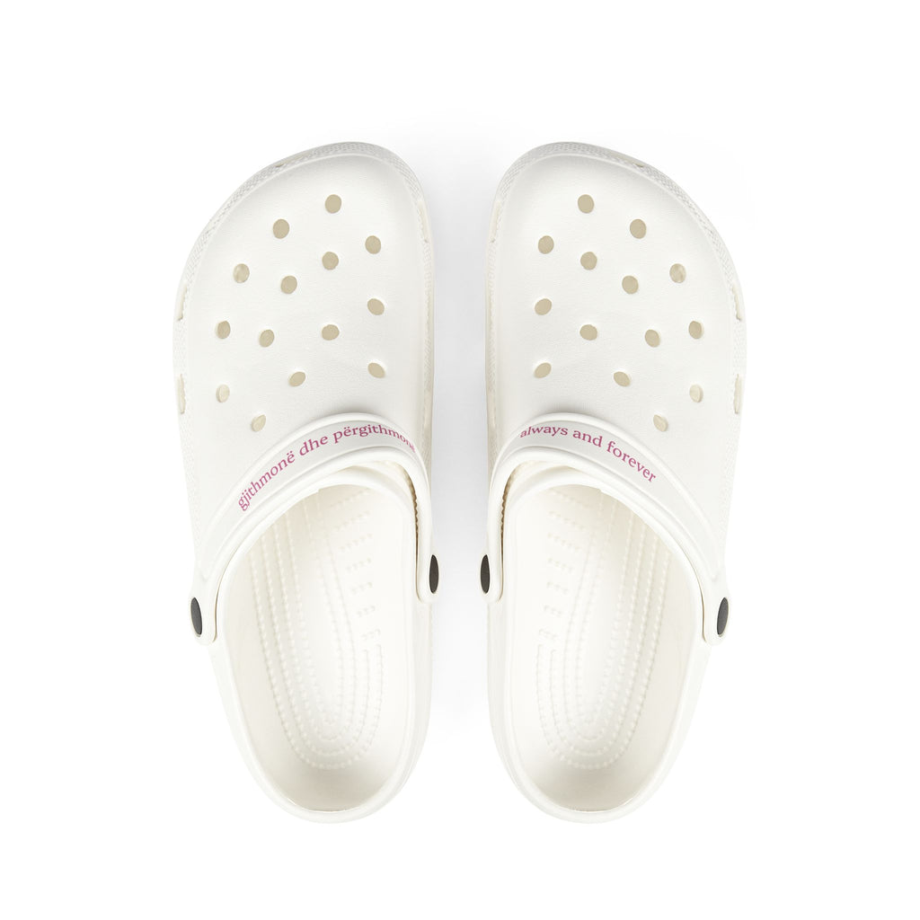 Gjithmonë dhe Pergjithmonë White Womens Clogs