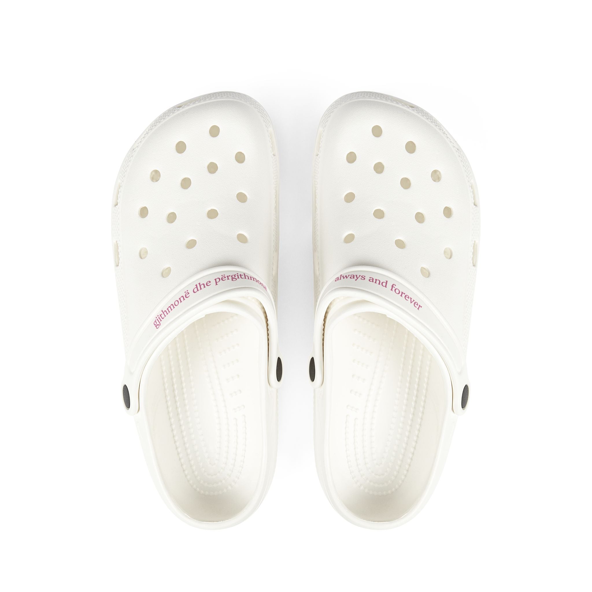 Gjithmonë dhe Pergjithmonë White Womens Clogs