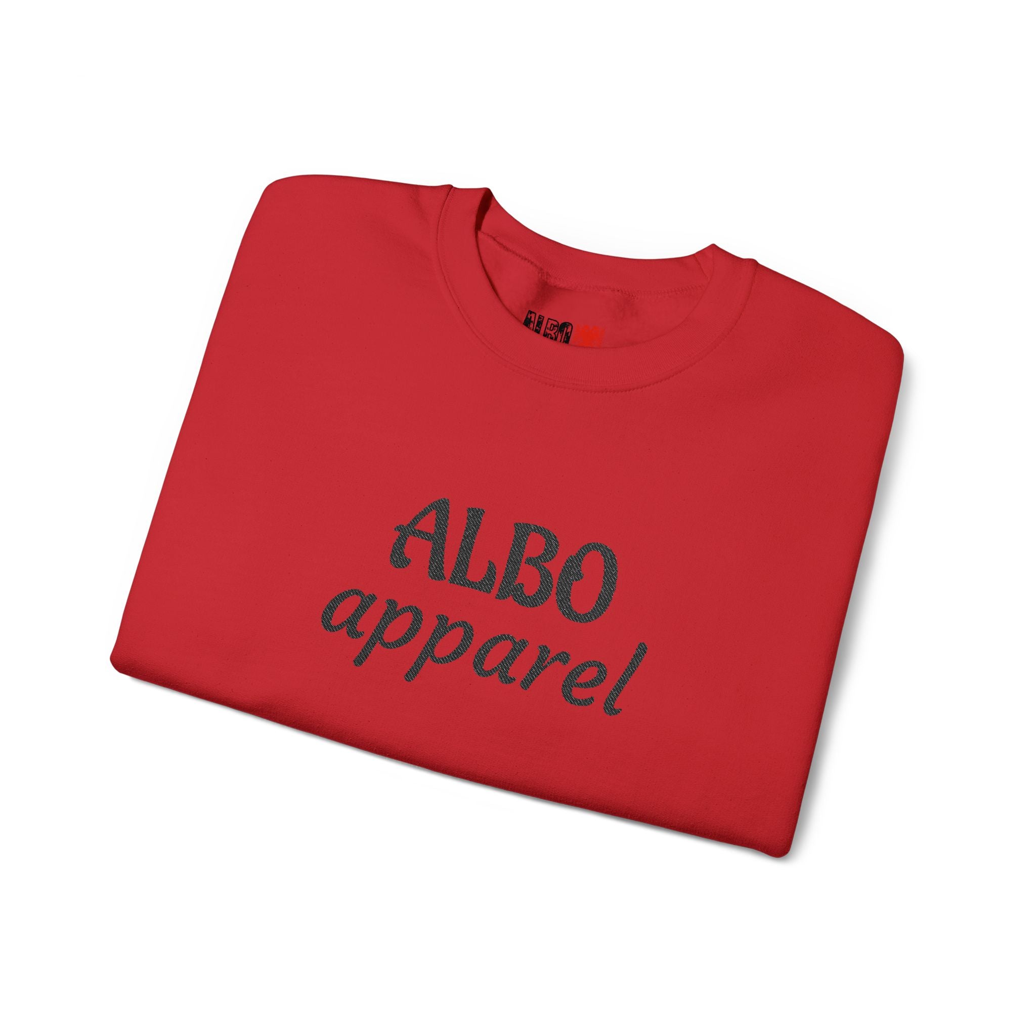 ALBO Apparel Crewneck Sweatshirt — Minimal Logo Pullover