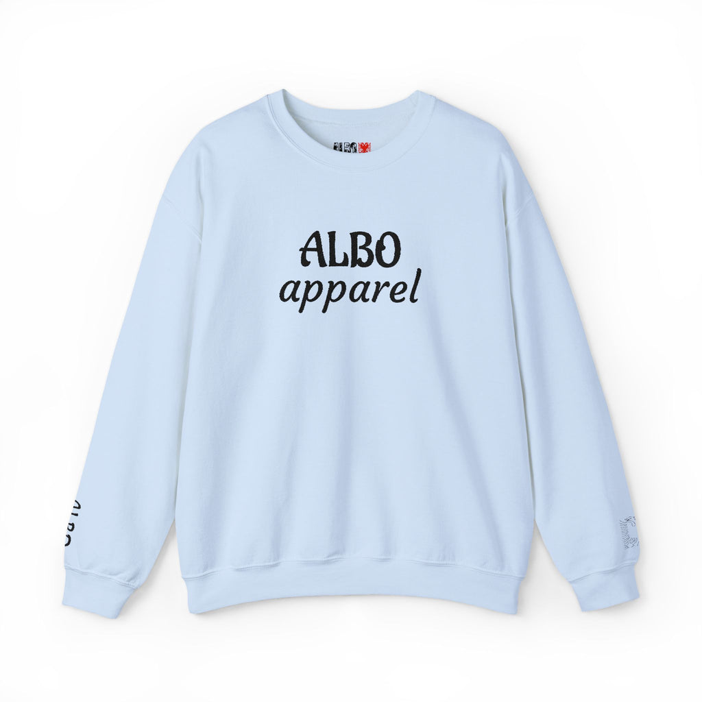 ALBO Apparel Crewneck Sweatshirt — Minimal Logo Pullover