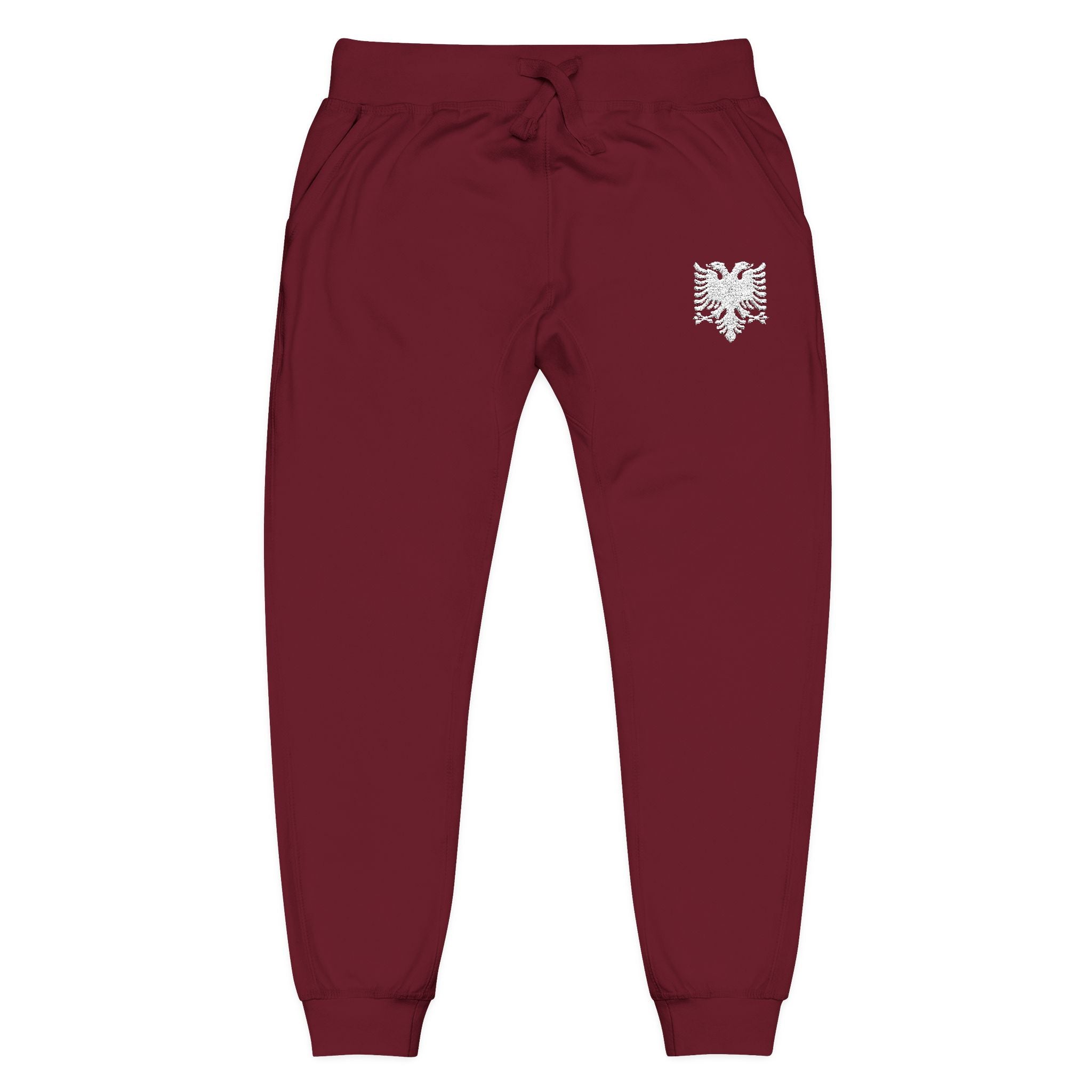 Fleece Embroidered Albanian Eagle Sweatpants