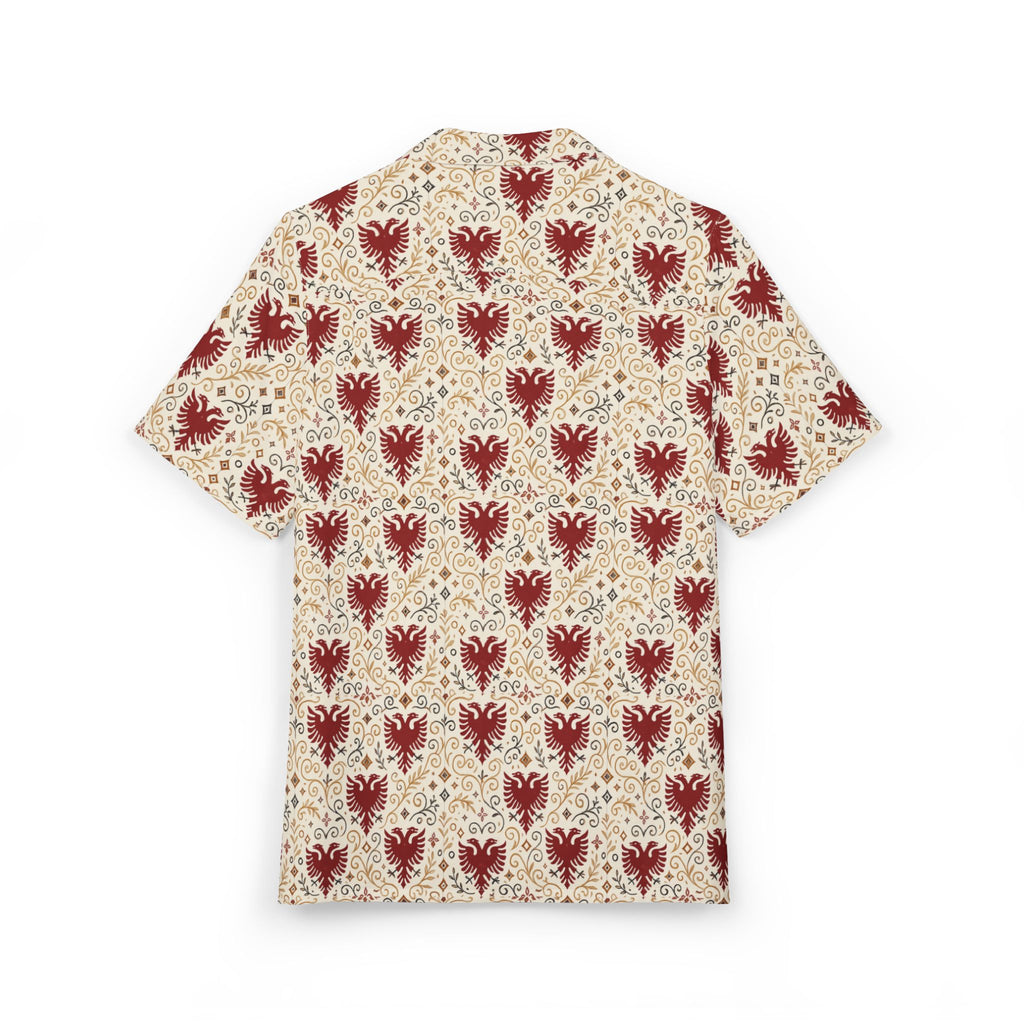 Albanian Eagle Inspired Button Up Layering Shirt
