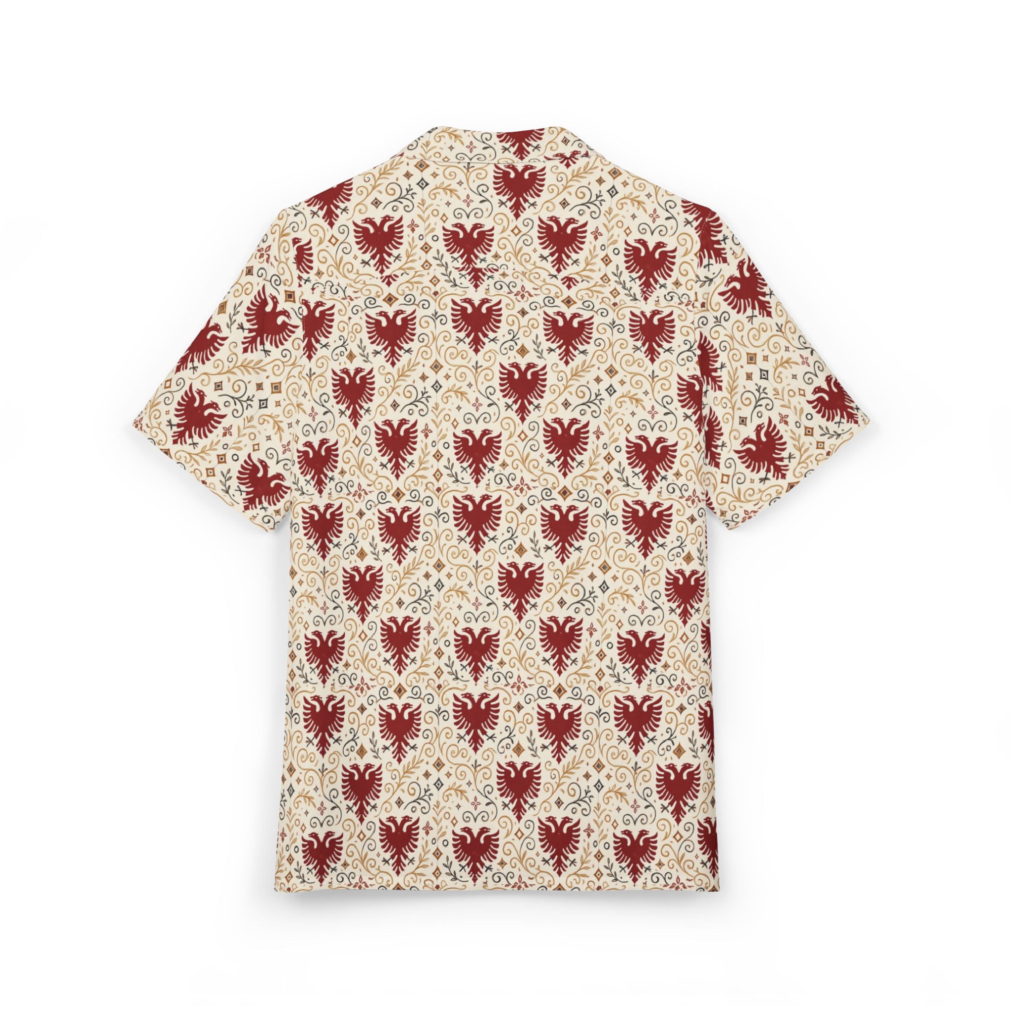 Albanian Eagle Inspired Button Up Layering Shirt