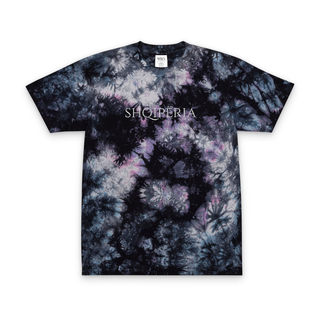 Embroidered Tie-Dye Shqipëria Shirt