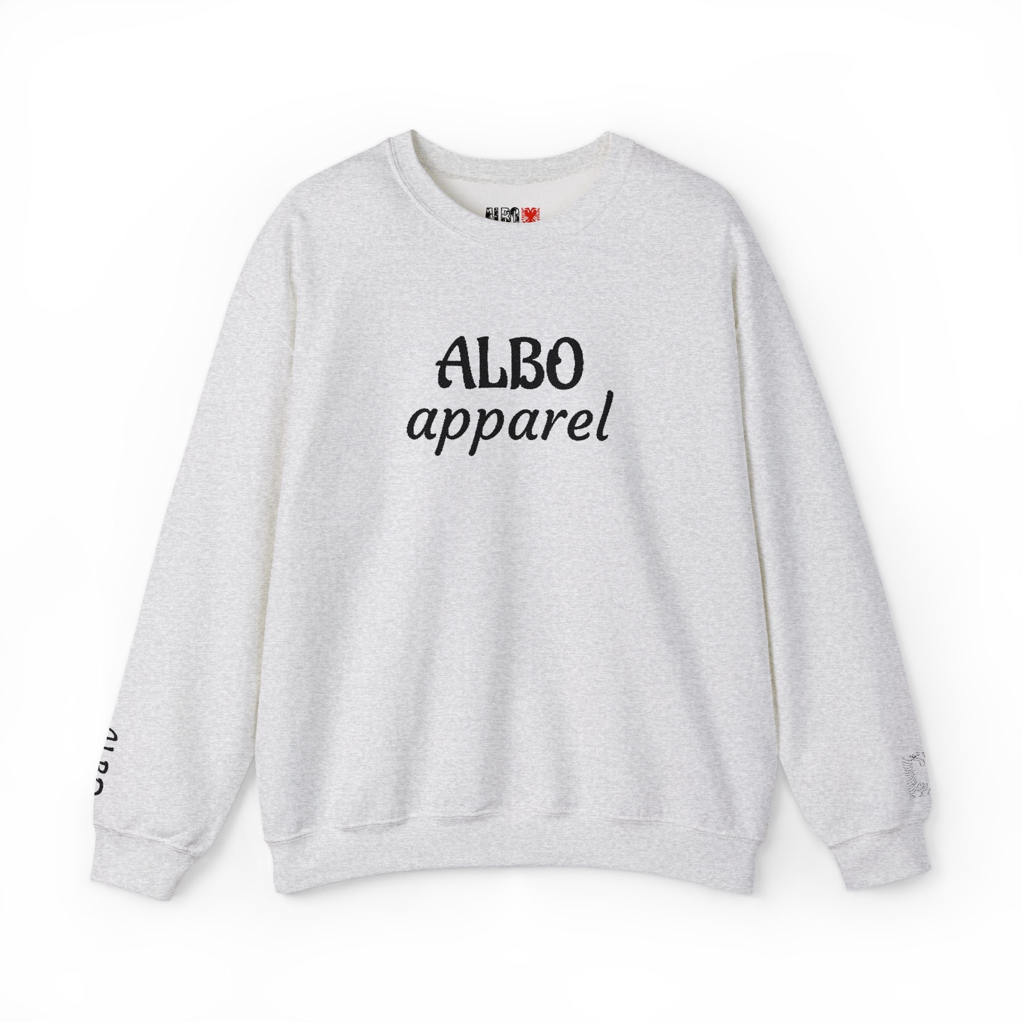ALBO Apparel Crewneck Sweatshirt — Minimal Logo Pullover