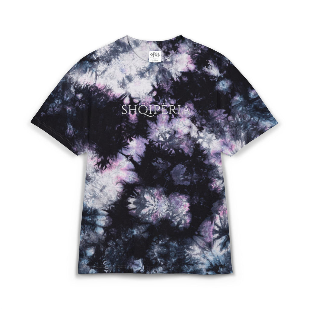 Embroidered Tie-Dye Shqipëria Shirt