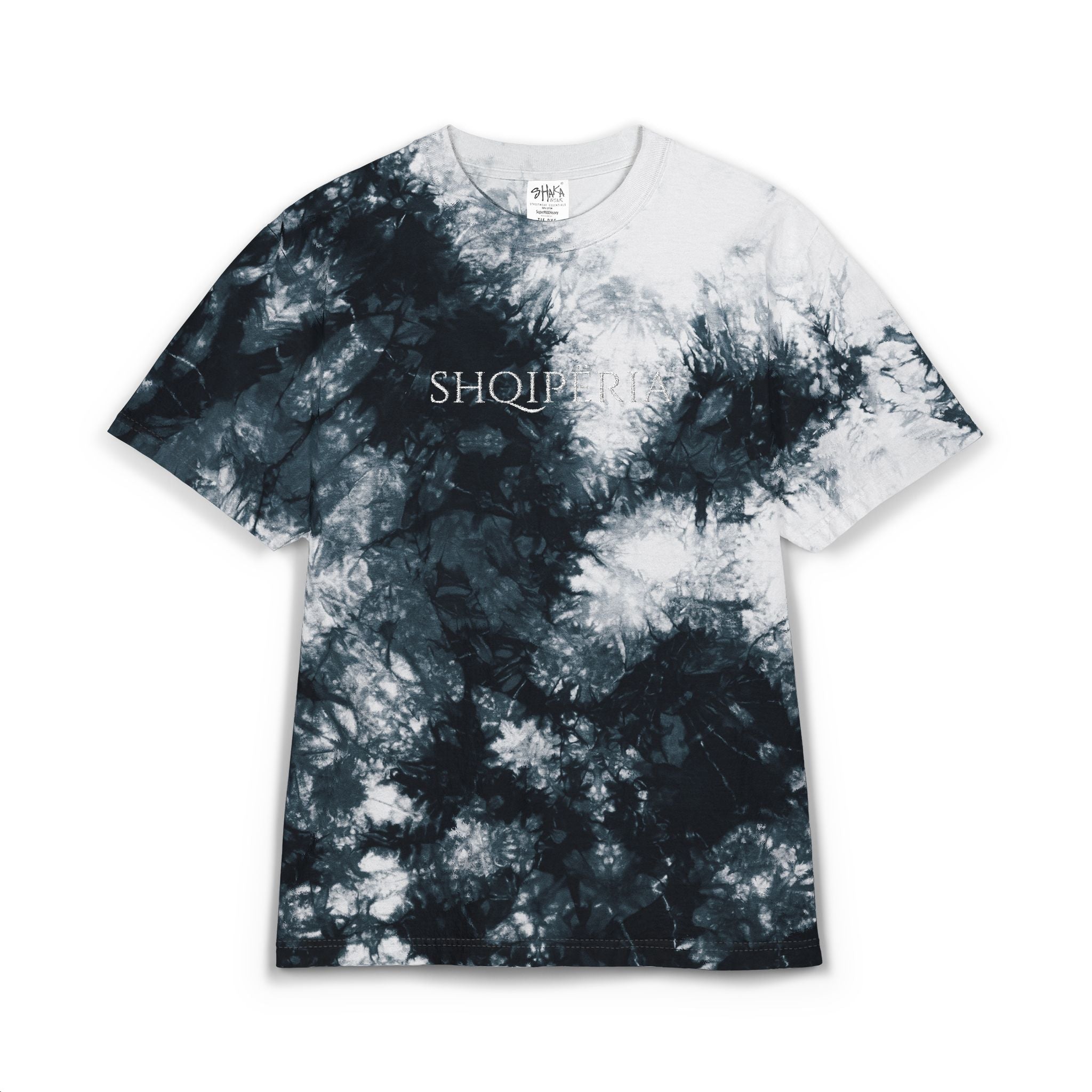 Embroidered Tie-Dye Shqipëria Shirt