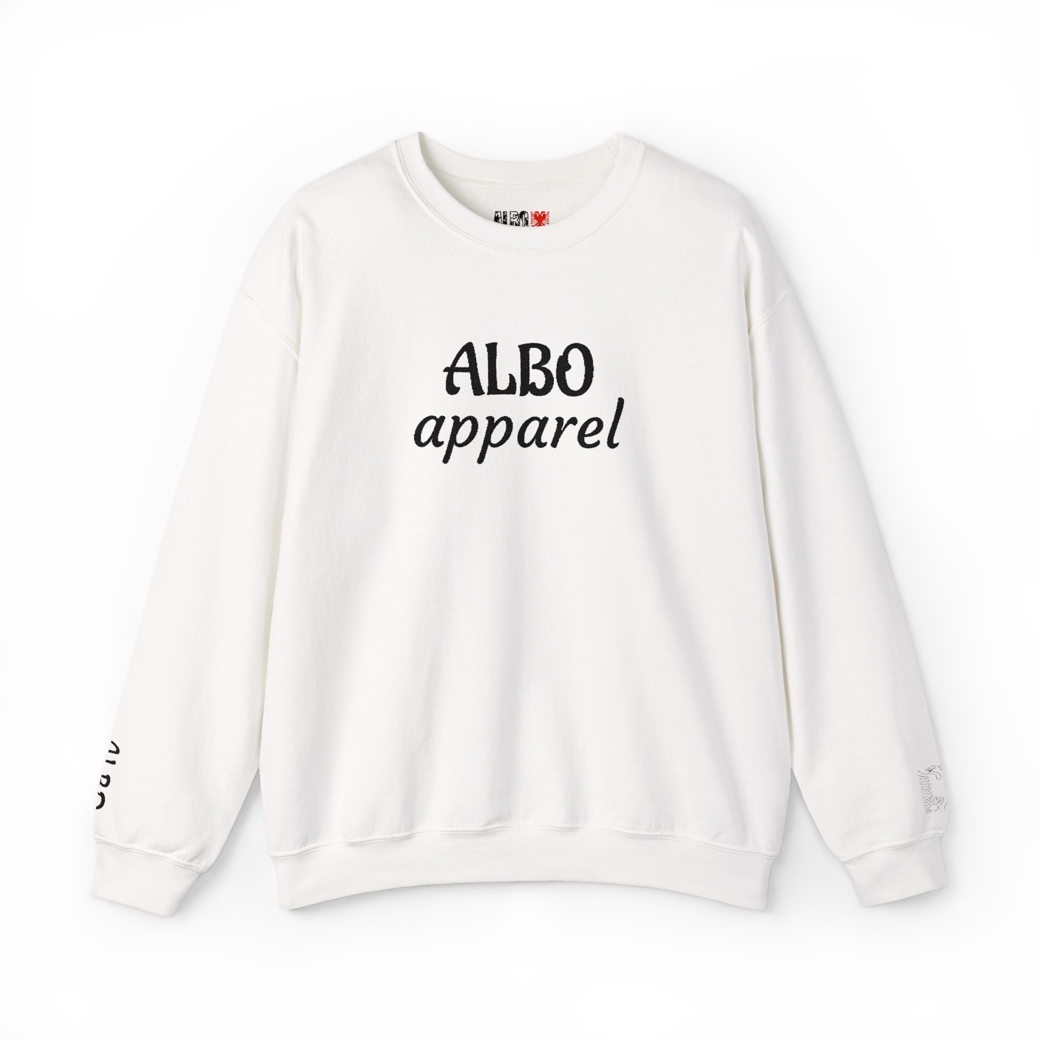 ALBO Apparel Crewneck Sweatshirt — Minimal Logo Pullover