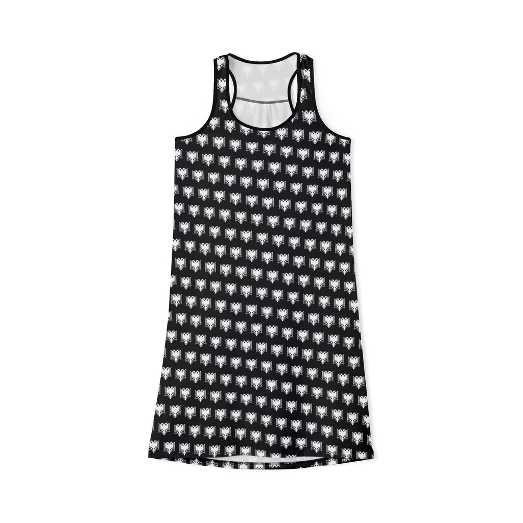 Black & White Eagle Racerback Dress
