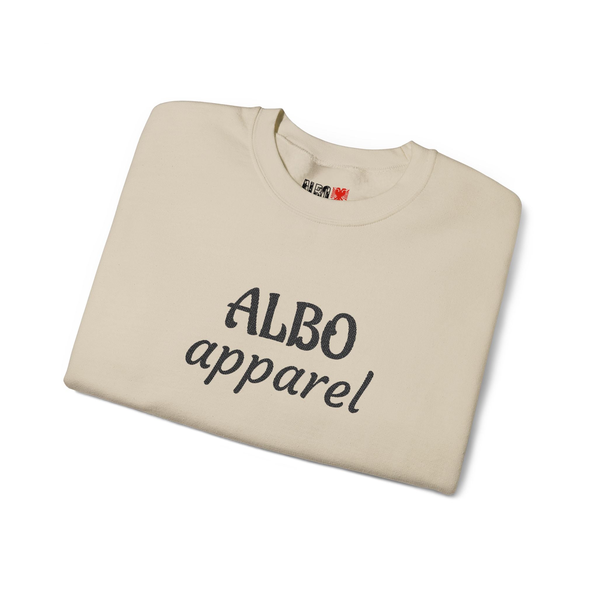 ALBO Apparel Crewneck Sweatshirt — Minimal Logo Pullover