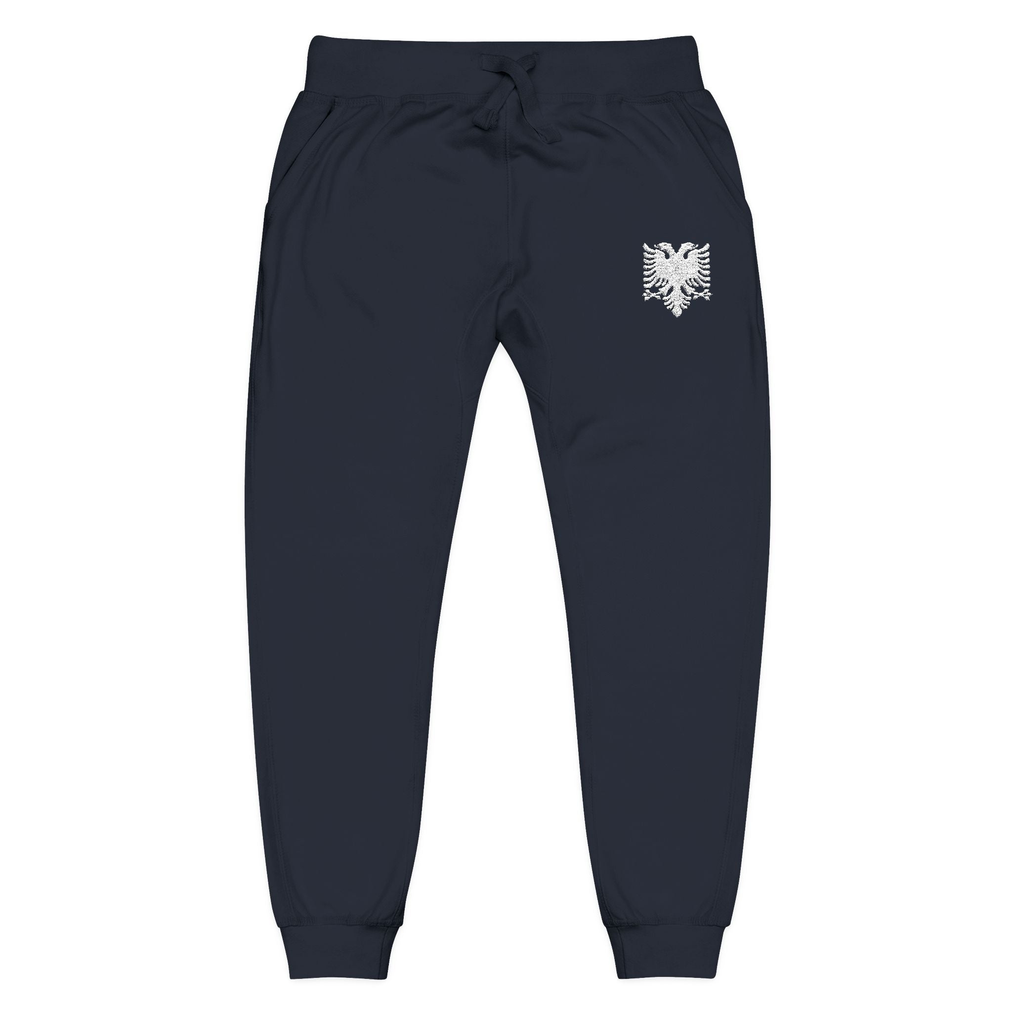 Fleece Embroidered Albanian Eagle Sweatpants