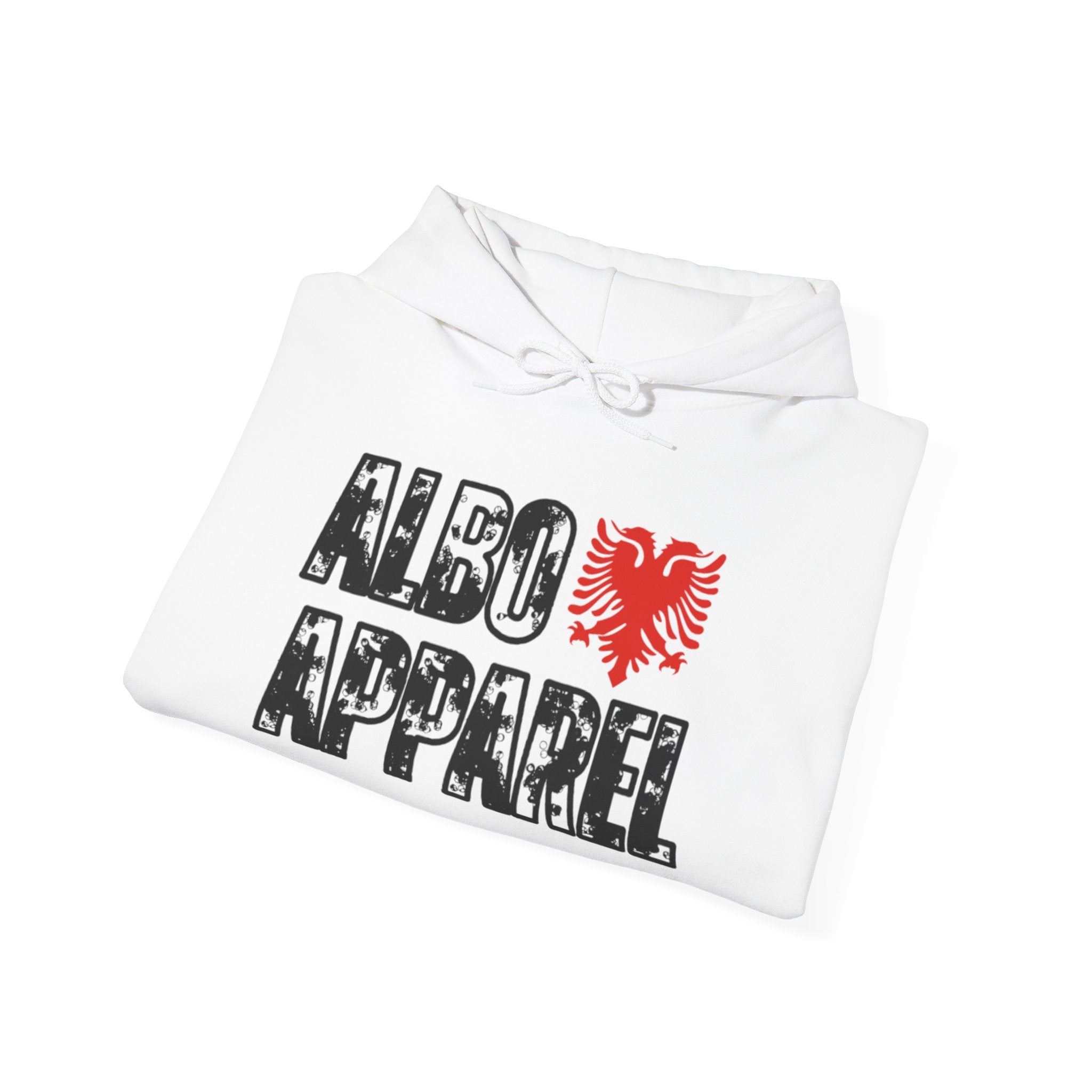 Albo Apparel Hoodie — Albanian Double-Headed Eagle Logo Pullover