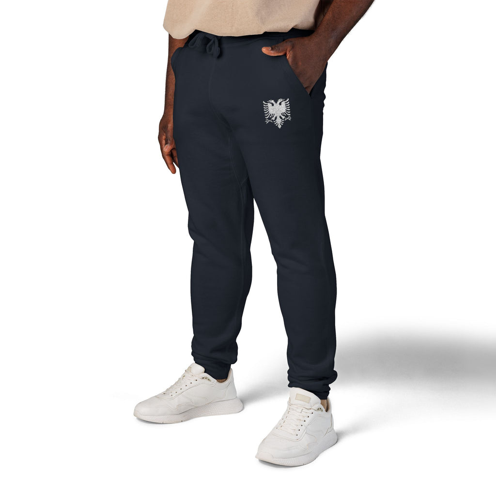 Fleece Embroidered Albanian Eagle Sweatpants