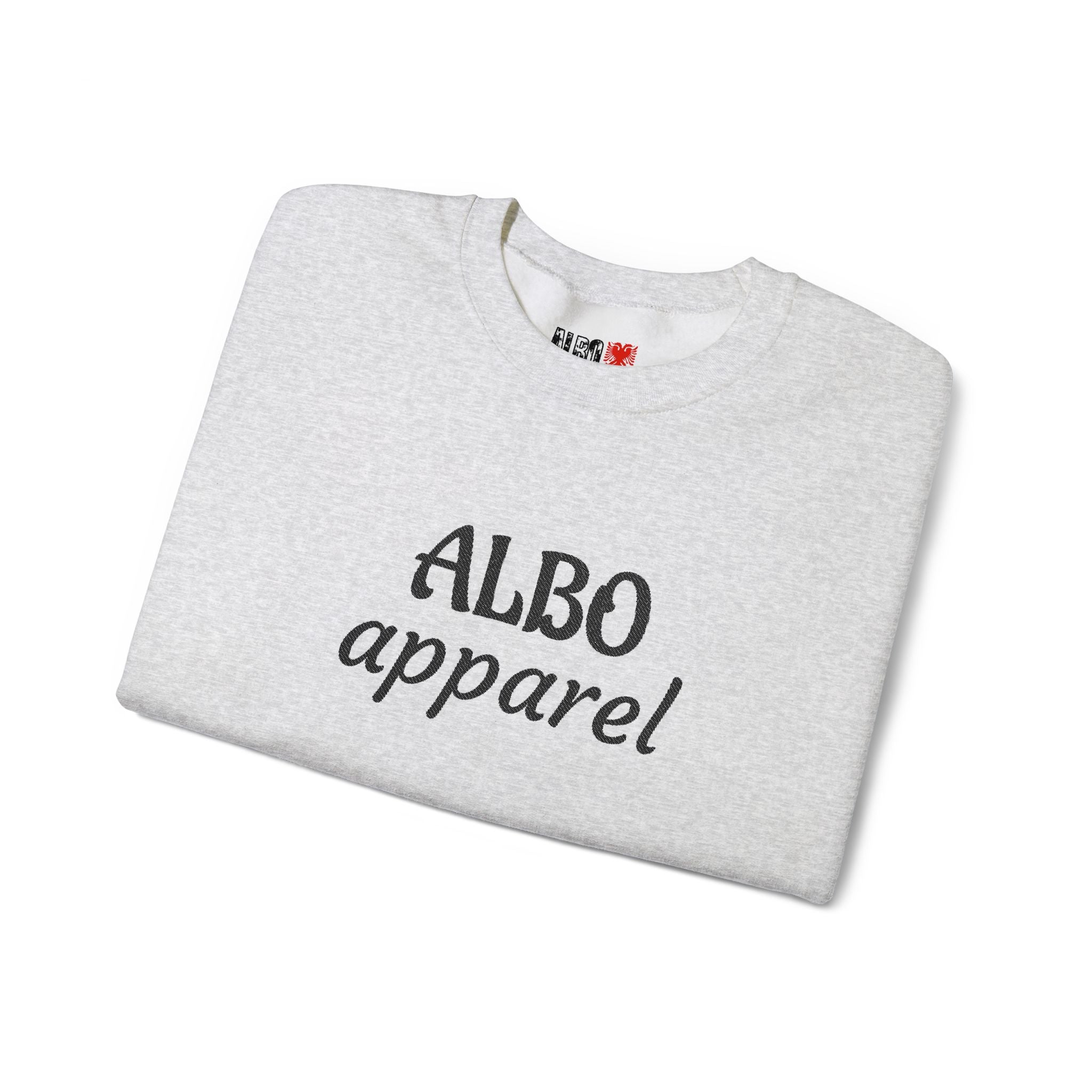 ALBO Apparel Crewneck Sweatshirt — Minimal Logo Pullover