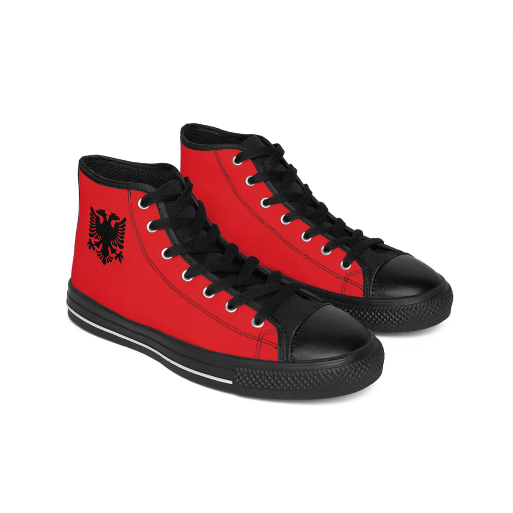 Albanian Flag High-Top Sneakers