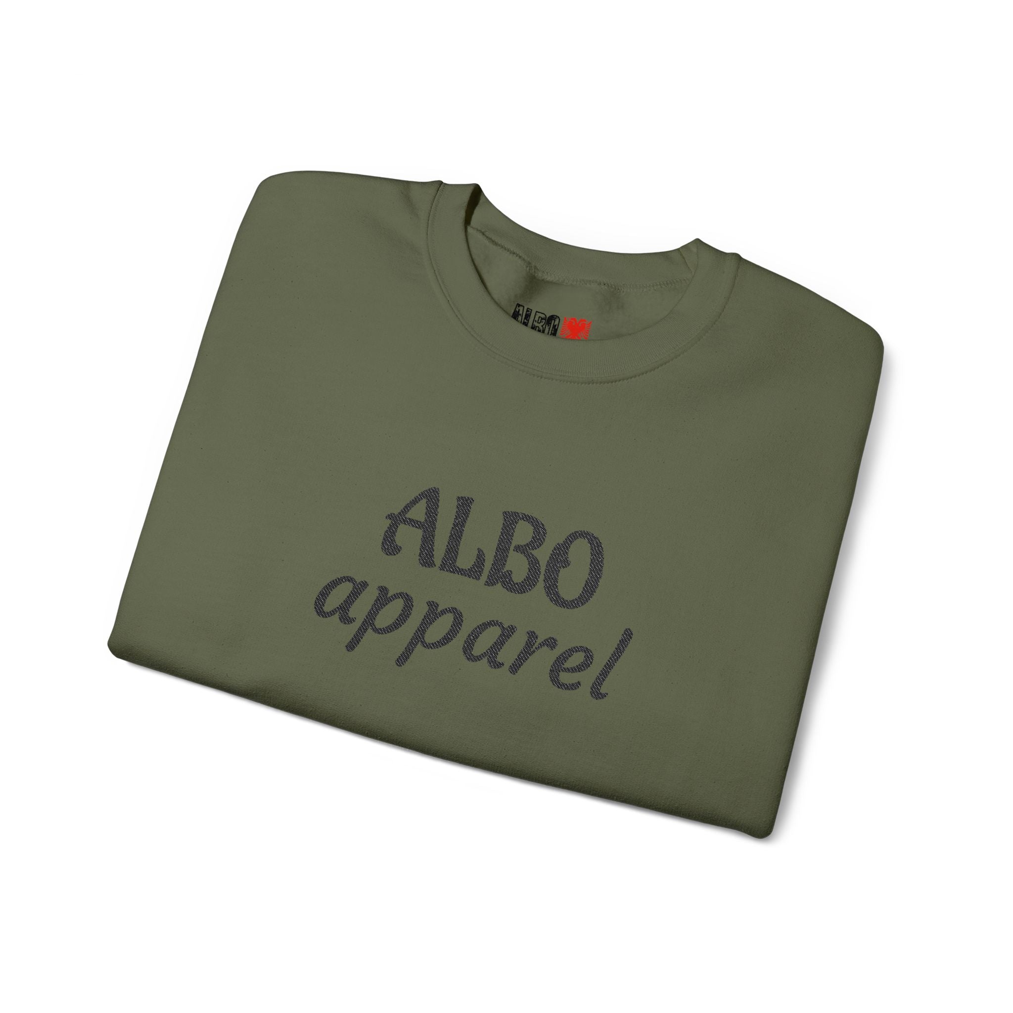 ALBO Apparel Crewneck Sweatshirt — Minimal Logo Pullover