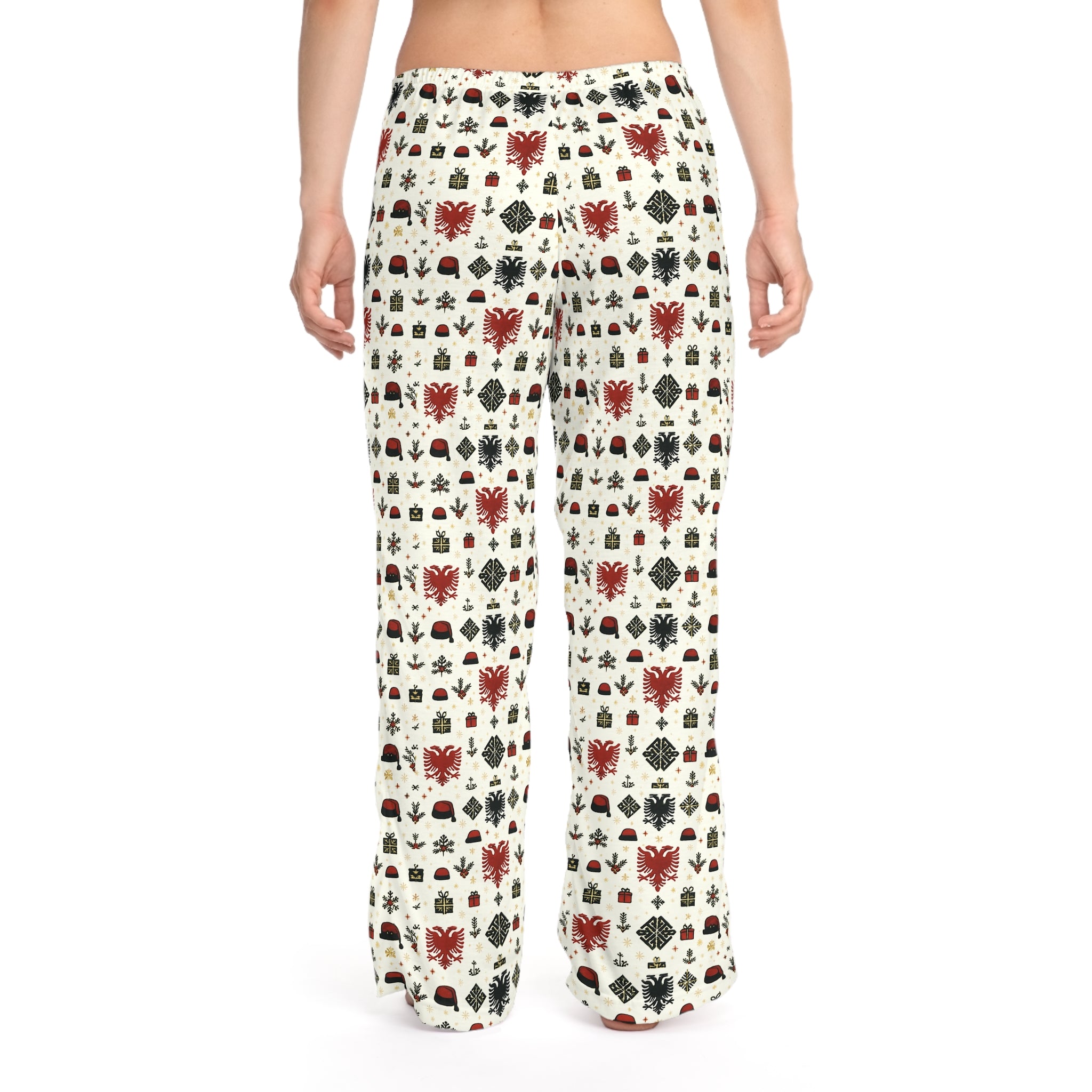 Albanian Eagle Christmas Pajama Pants