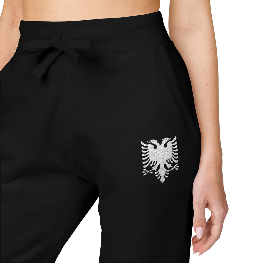 Fleece Embroidered Albanian Eagle Sweatpants