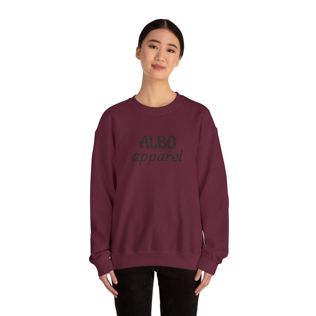 ALBO Apparel Crewneck Sweatshirt — Minimal Logo Pullover