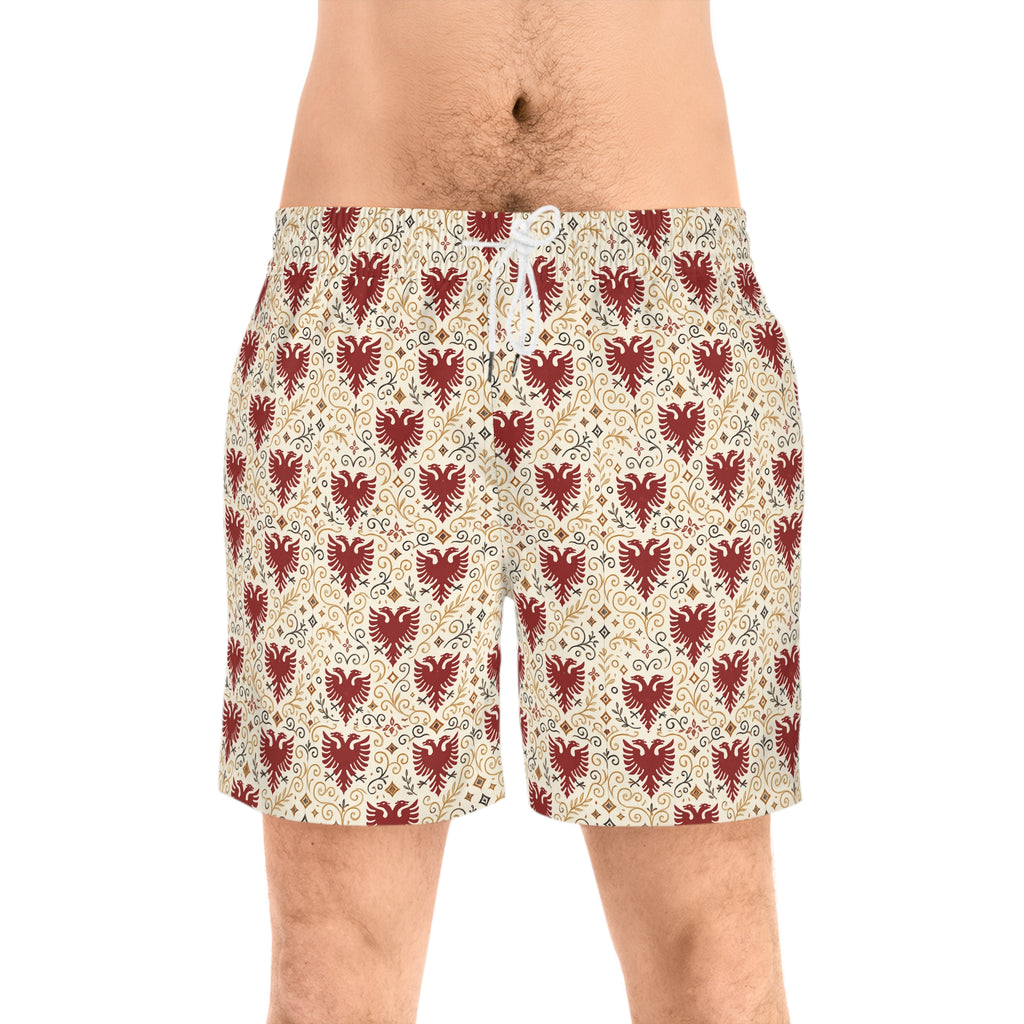 Eagle Inspired Men's Mid-Length Swim Shorts