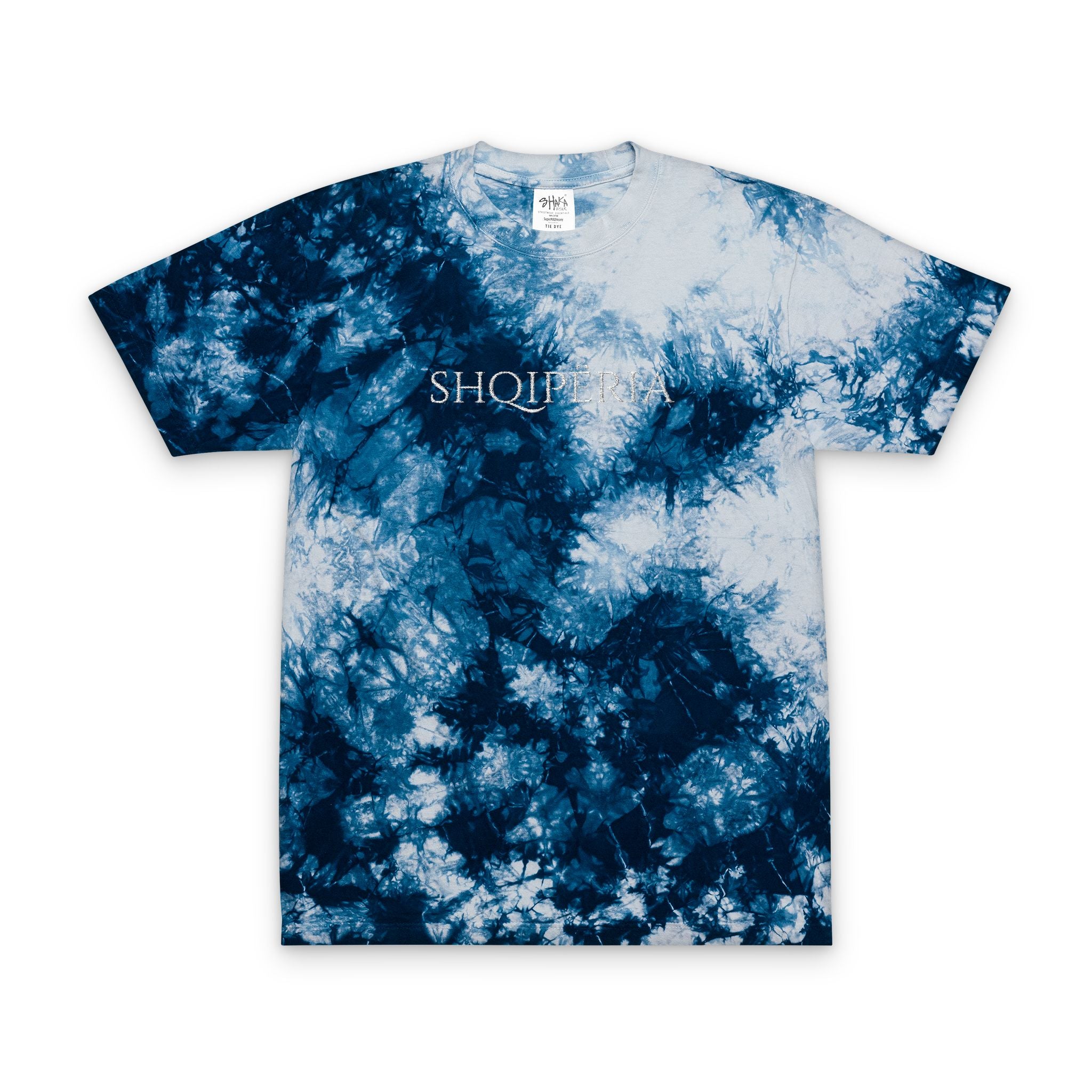 Embroidered Tie-Dye Shqipëria Shirt