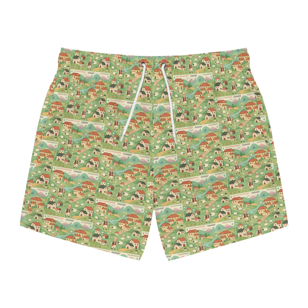 Village Inspired Swim Trunks