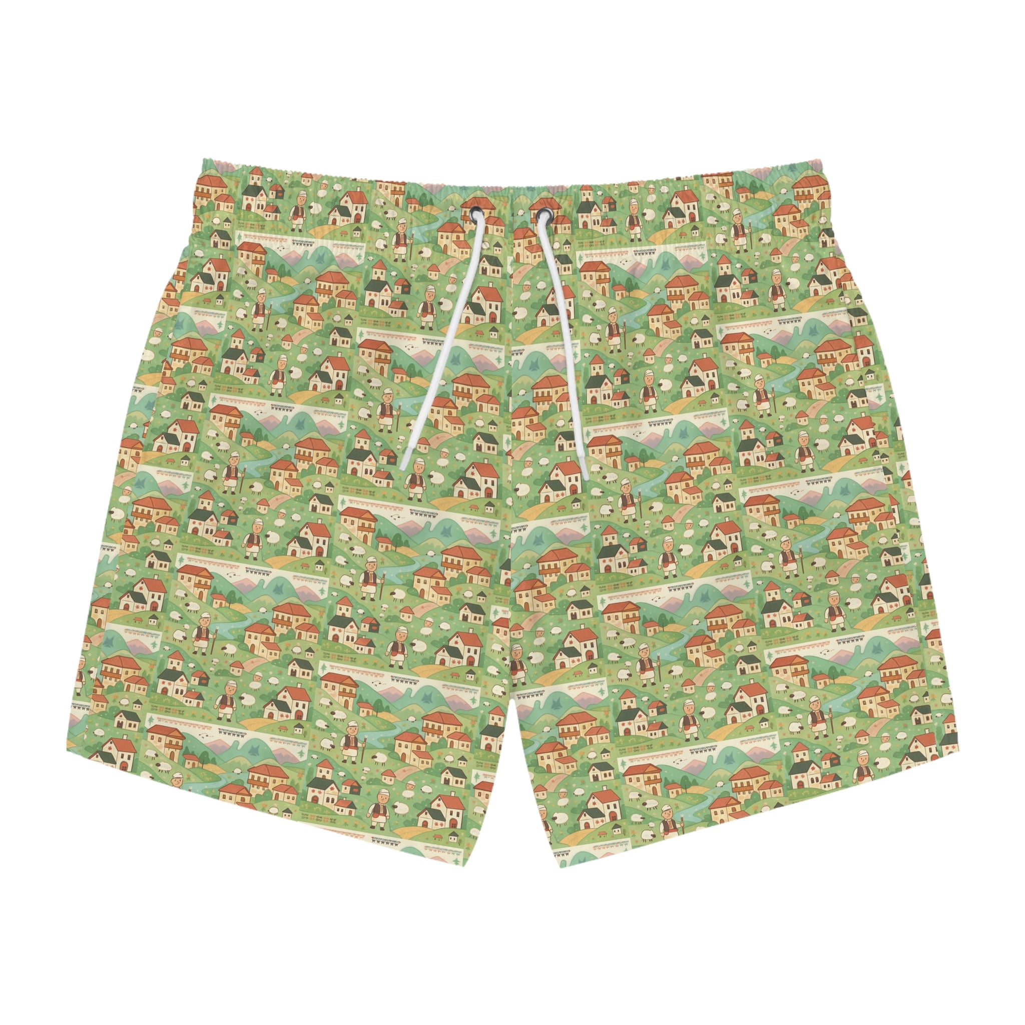 Village Inspired Swim Trunks