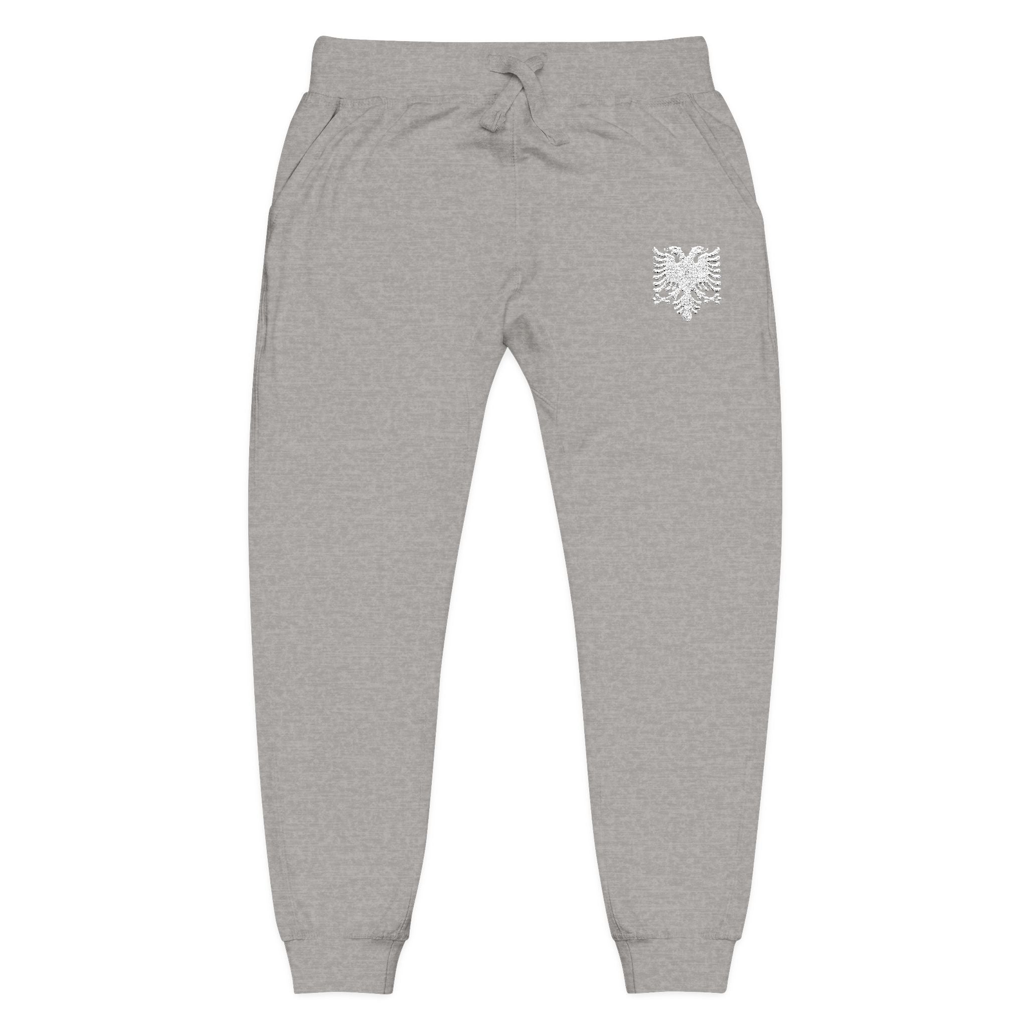 Fleece Embroidered Albanian Eagle Sweatpants