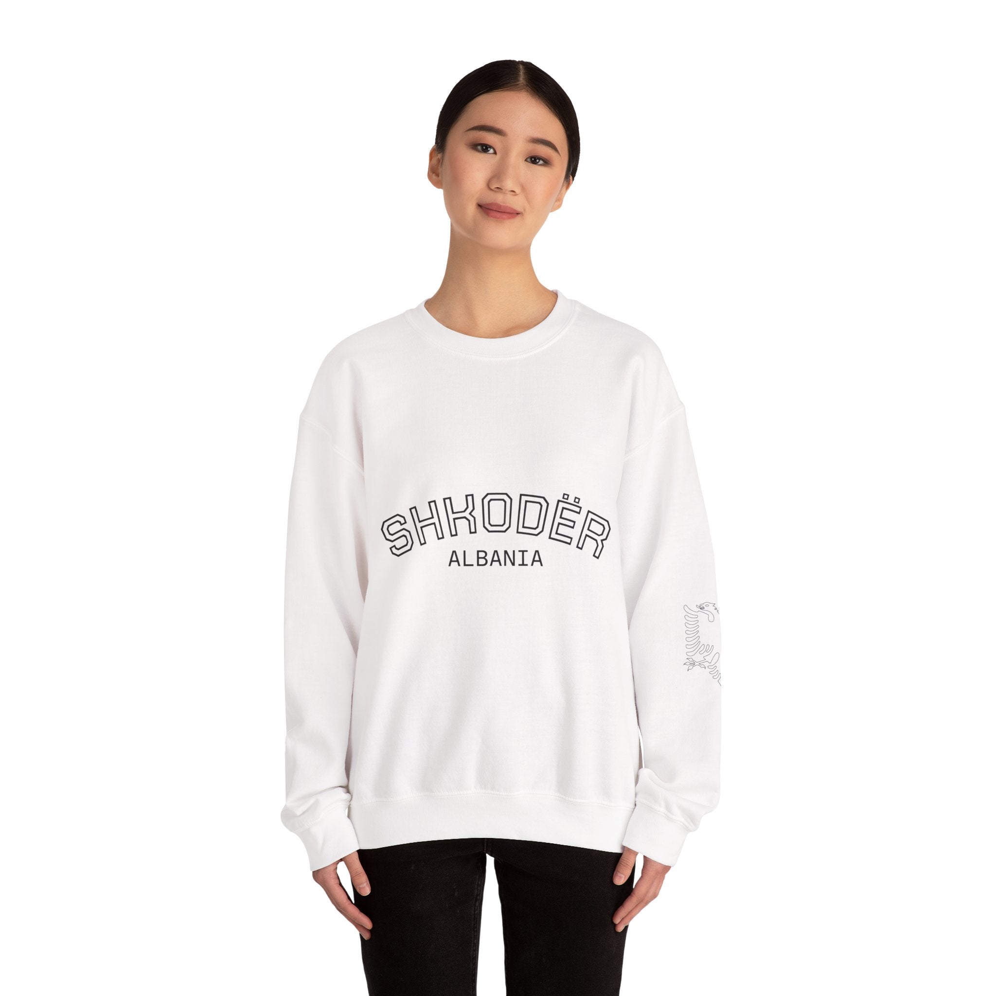 Shkodër Albania Crewneck Sweatshirt
