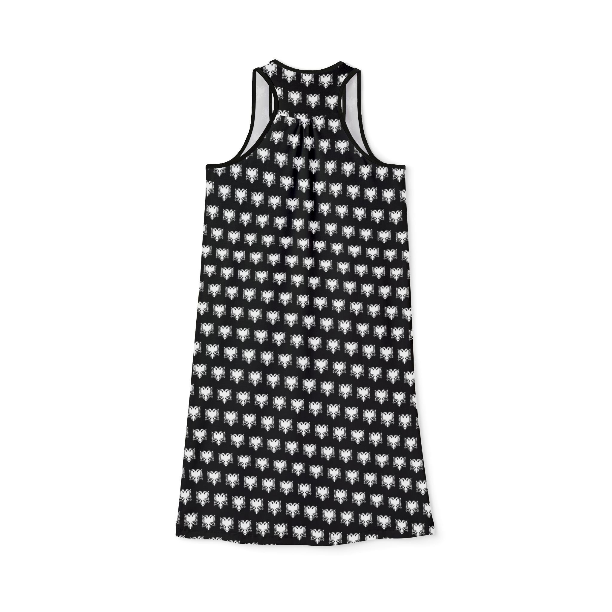 Black & White Eagle Racerback Dress